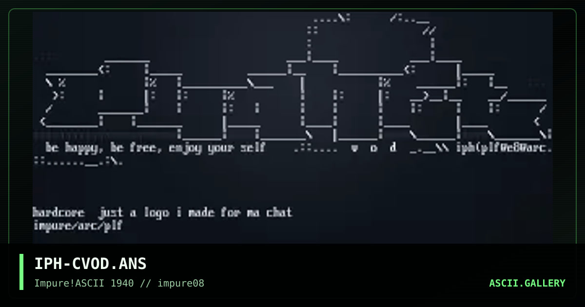 IPH-CVOD.ANS, by iph, 1999