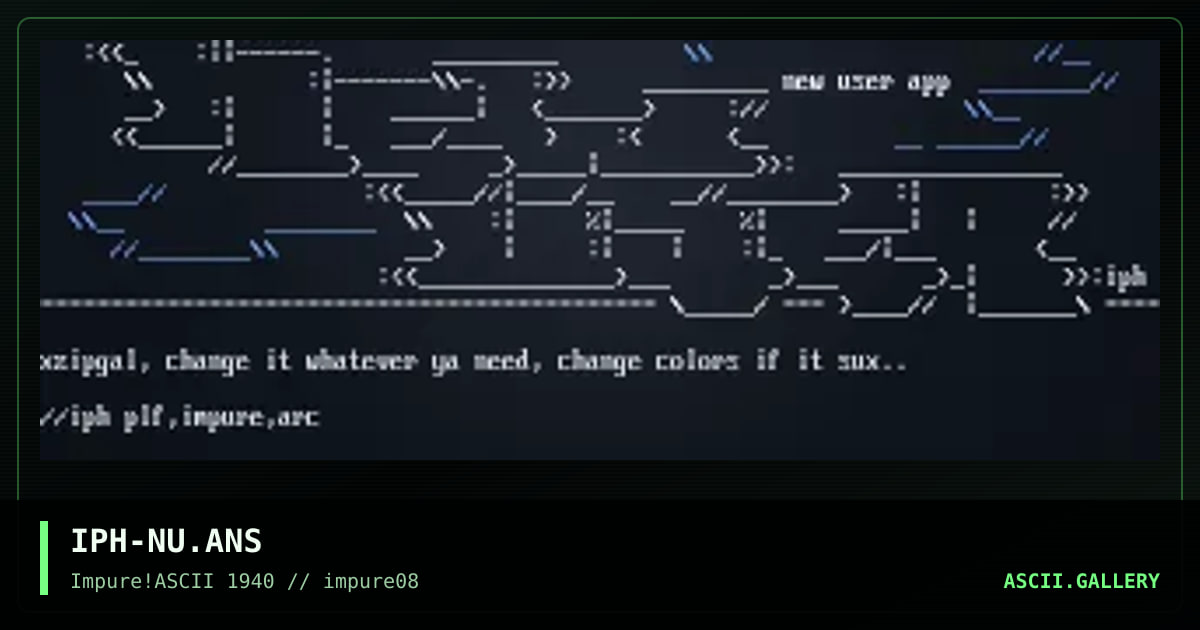 IPH-NU.ANS, by iph, 1999