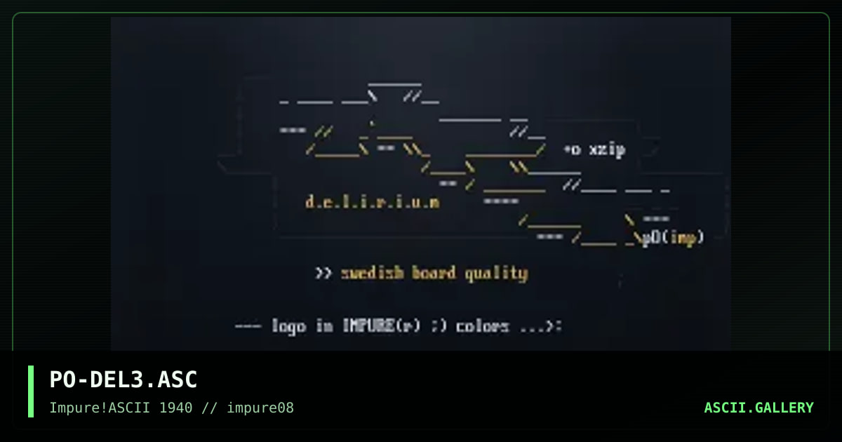 PO-DEL3.ASC, by pogue, 1999