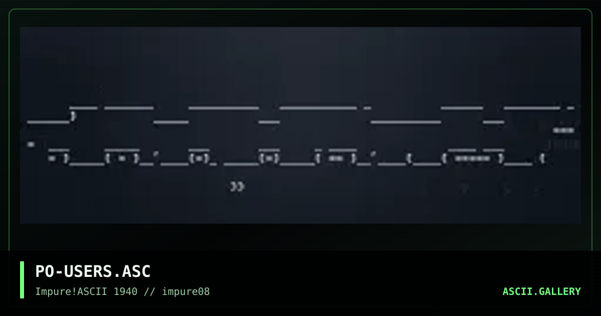 PO-USERS.ASC, by pogue, 1999