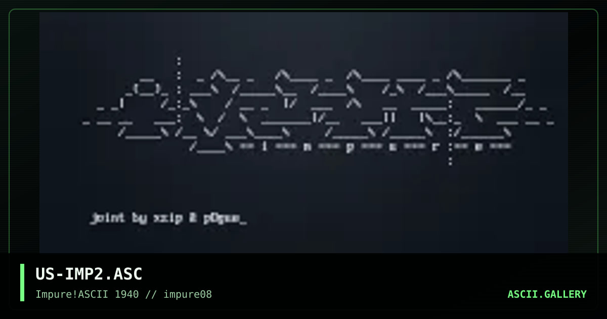 US-IMP2.ASC, by xzip, pogue, 1999