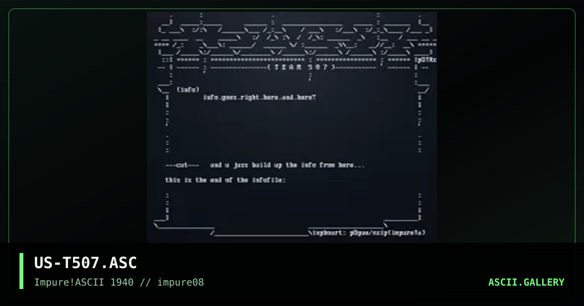 US-T507.ASC, by pogue, xzip, 1999