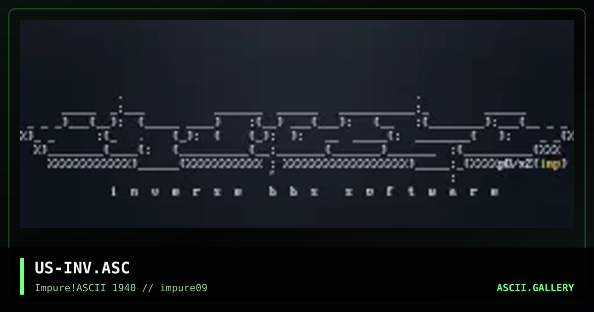 US-INV.ASC, by pogue, xzip, 1999