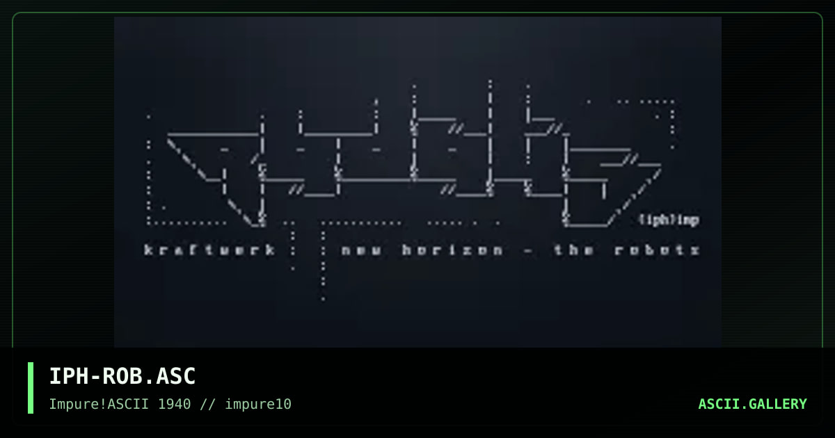 the robots, by iph, 1999