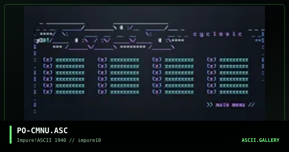 PO-CMNU.ASC, by pogue, 1999