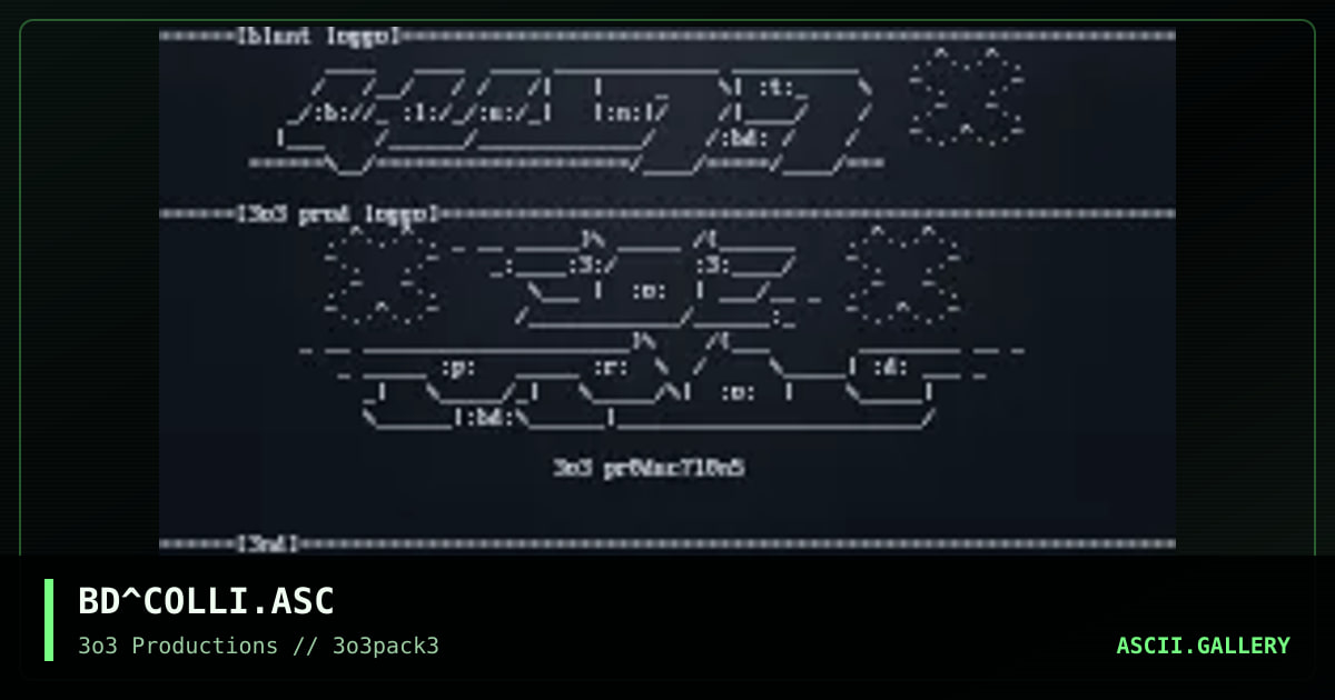 BD^COLLI.ASC, by beldin, 1997
