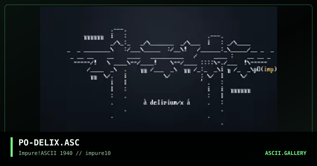 PO-DELIX.ASC, by pogue, 1999