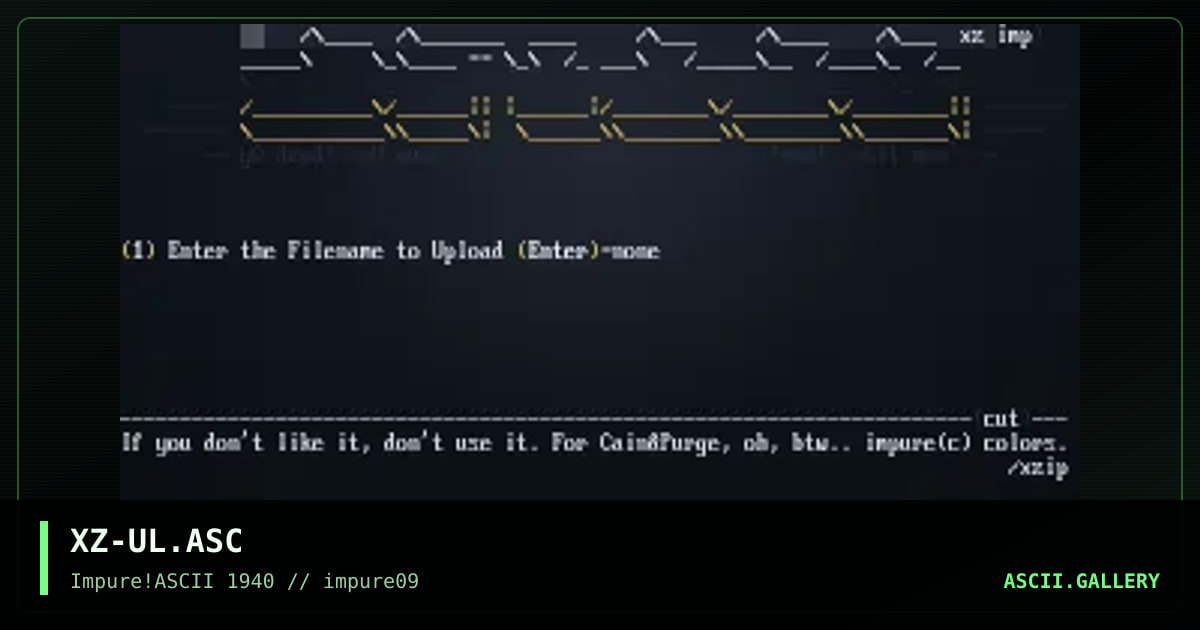 XZ-UL.ASC, by xzip, 1999