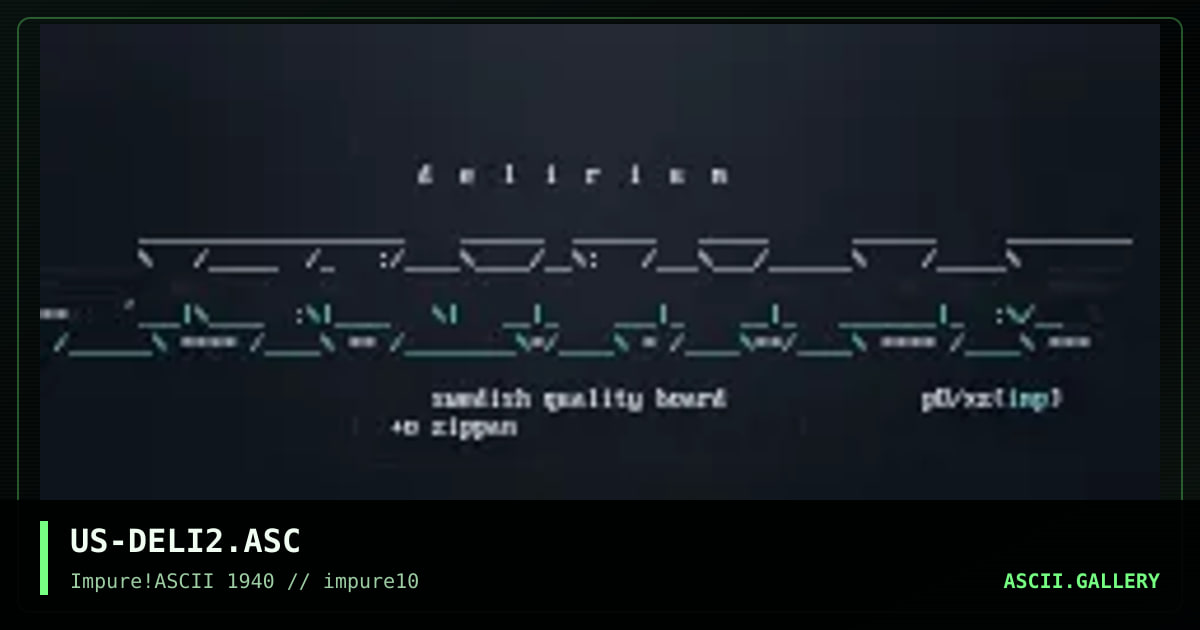 US-DELI2.ASC, by pogue, xzip, 1999