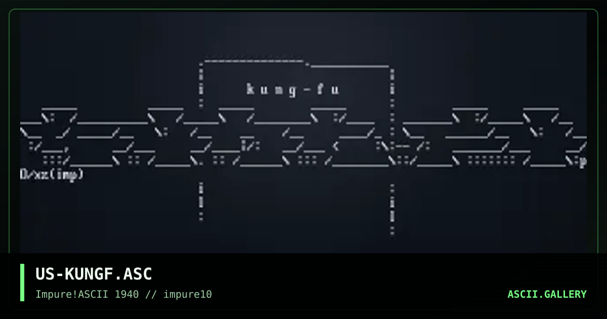 US-KUNGF.ASC, by pogue, xzip, 1999