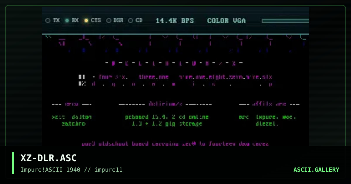XZ-DLR.ASC, by xzip, 1999
