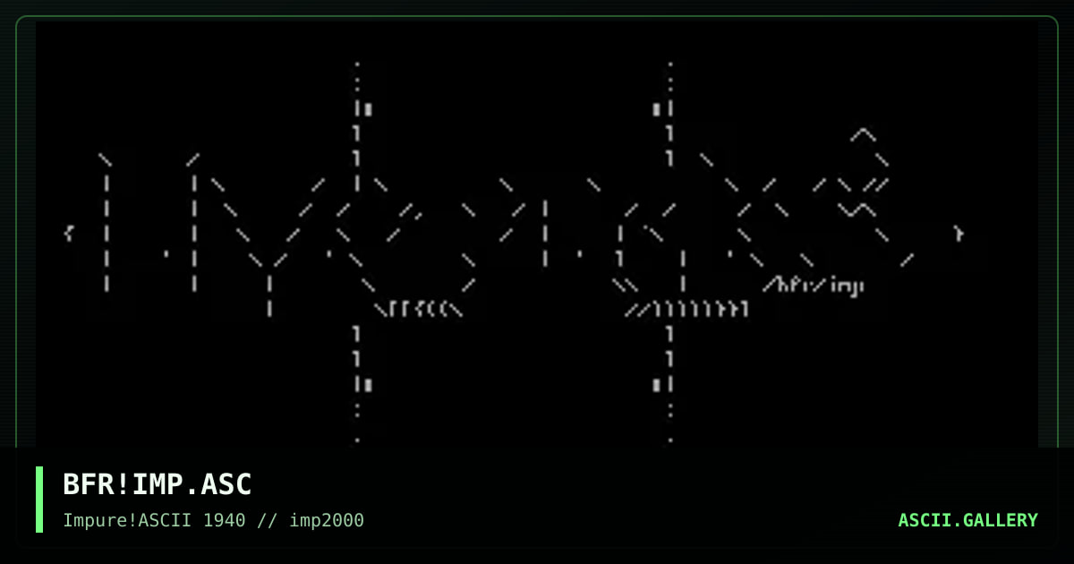 BFR!IMP.ASC, by befeater, 2000