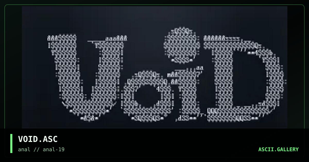 VOID.ASC, by untagged, 1999