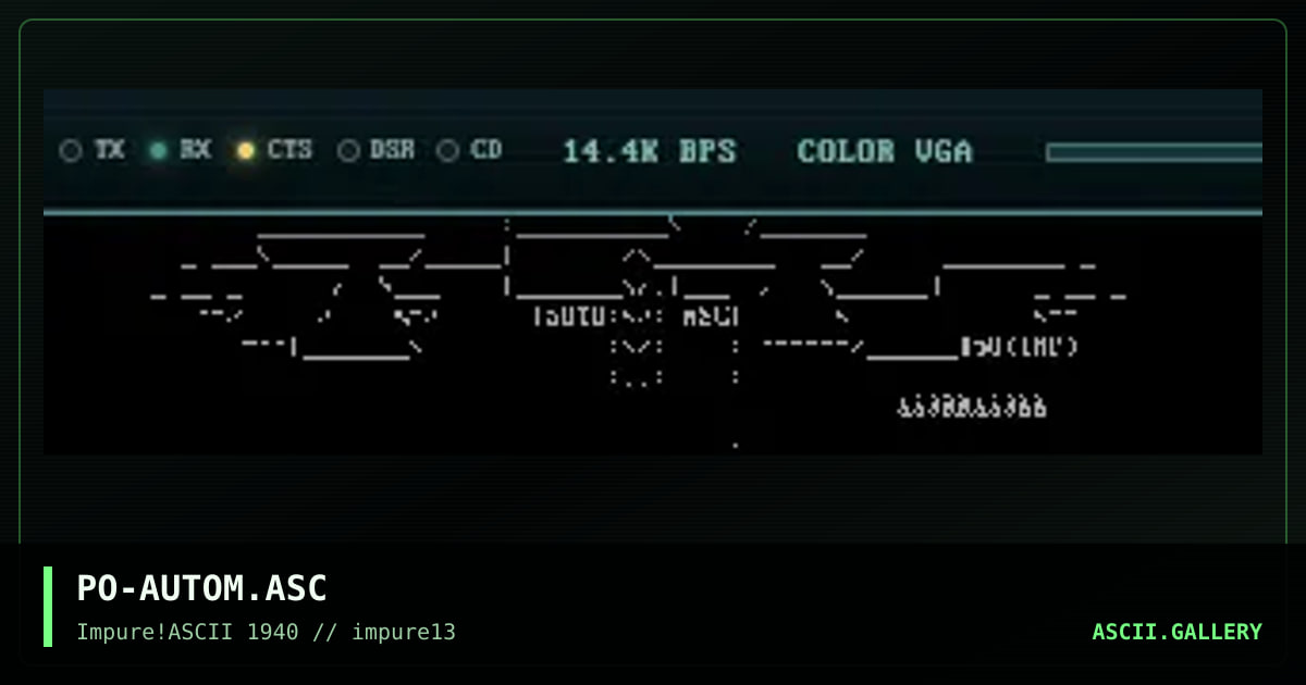 PO-AUTOM.ASC, by pogue, 2000