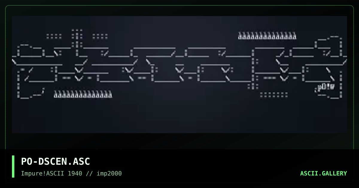 PO-DSCEN.ASC, by pogue, 2000
