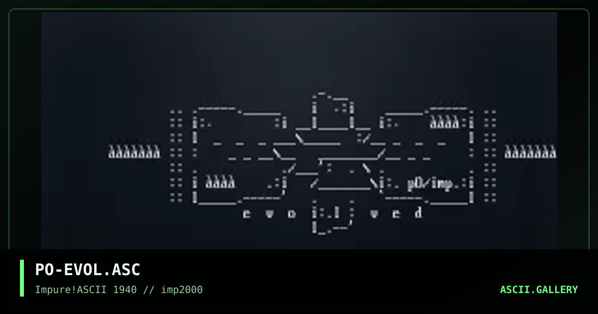 PO-EVOL.ASC, by pogue, 2000