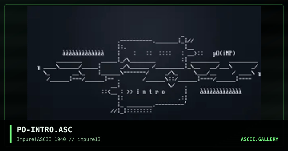 PO-INTRO.ASC, by pogue, 2000