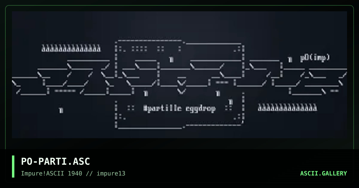 PO-PARTI.ASC, by pogue, 2000