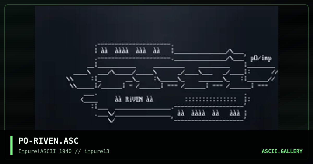 PO-RIVEN.ASC, by pogue, 2000