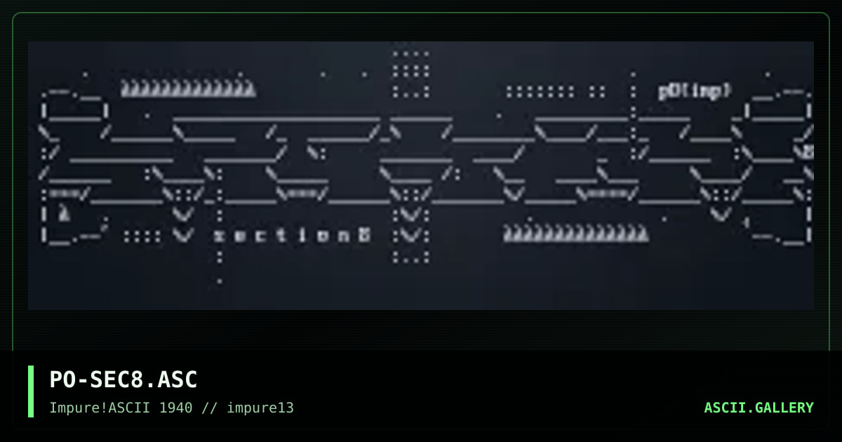 PO-SEC8.ASC, by pogue, 2000