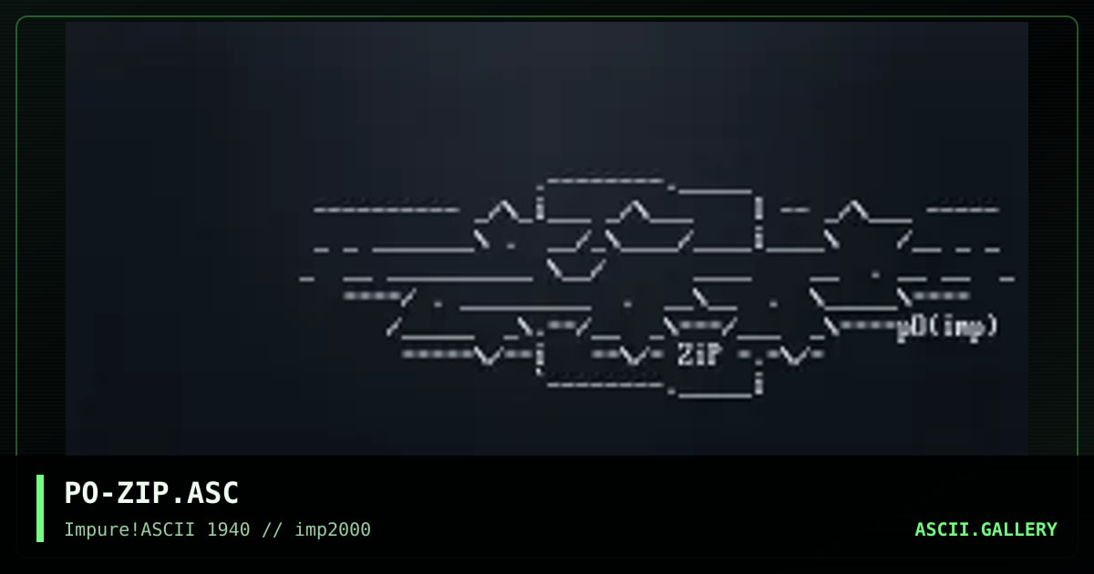 PO-ZIP.ASC, by pogue, 2000