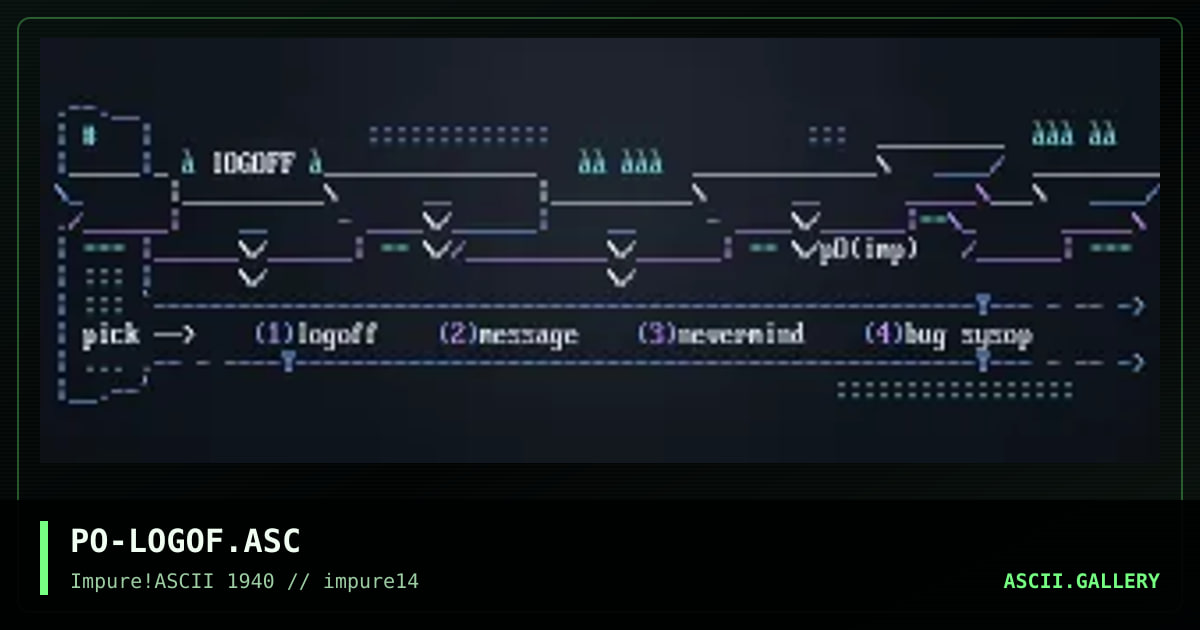 PO-LOGOF.ASC, by pogue, 2000