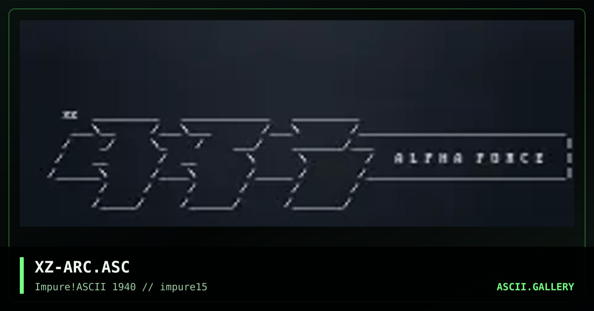 XZ-ARC.ASC, by xzip, 2000