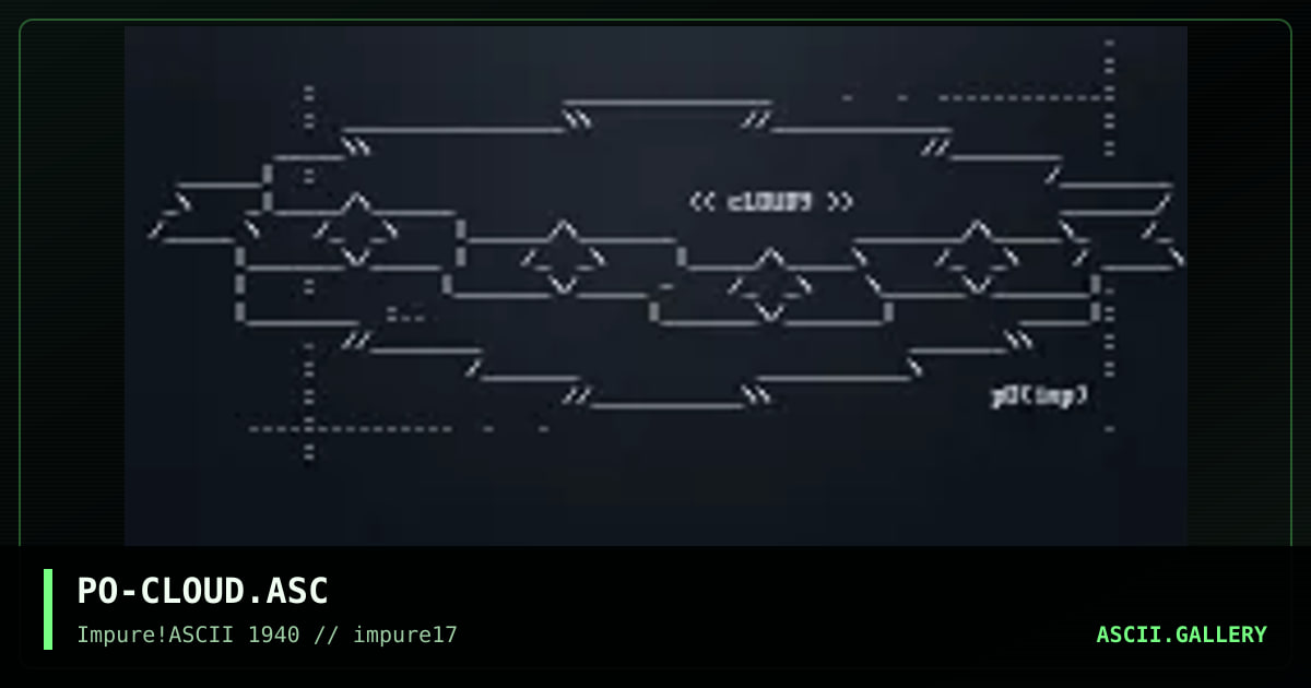 PO-CLOUD.ASC, by pogue, 2000