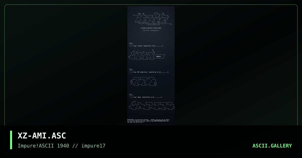 XZ-AMI.ASC, by xzip, 2000