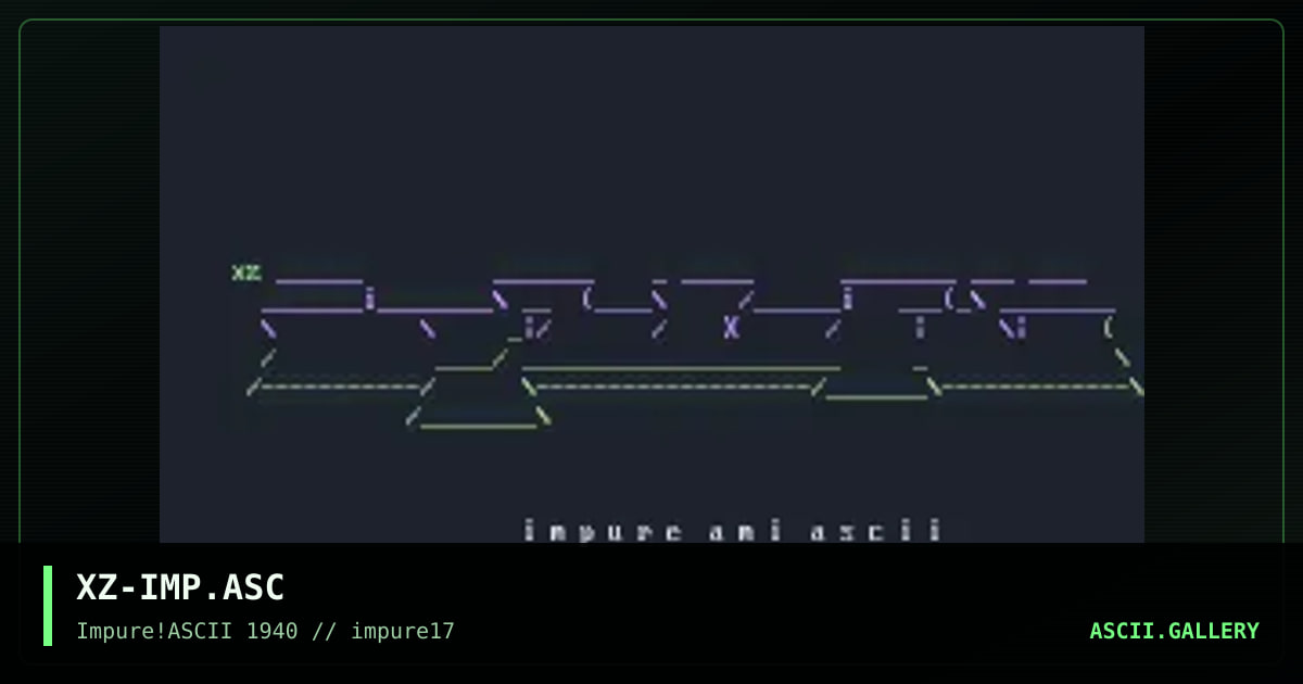 XZ-IMP.ASC, by xzip, 2000