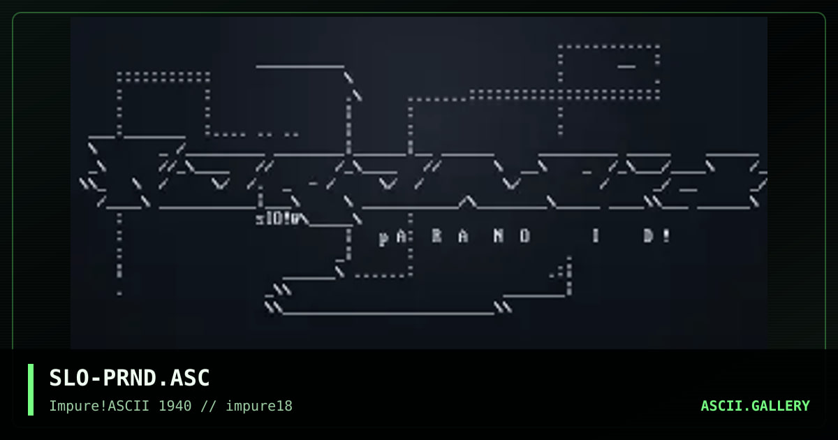 SLO-PRND.ASC, by splonk, 2001