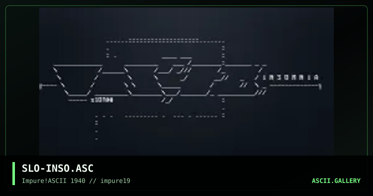 SLO-INSO.ASC, by splonk, 2001