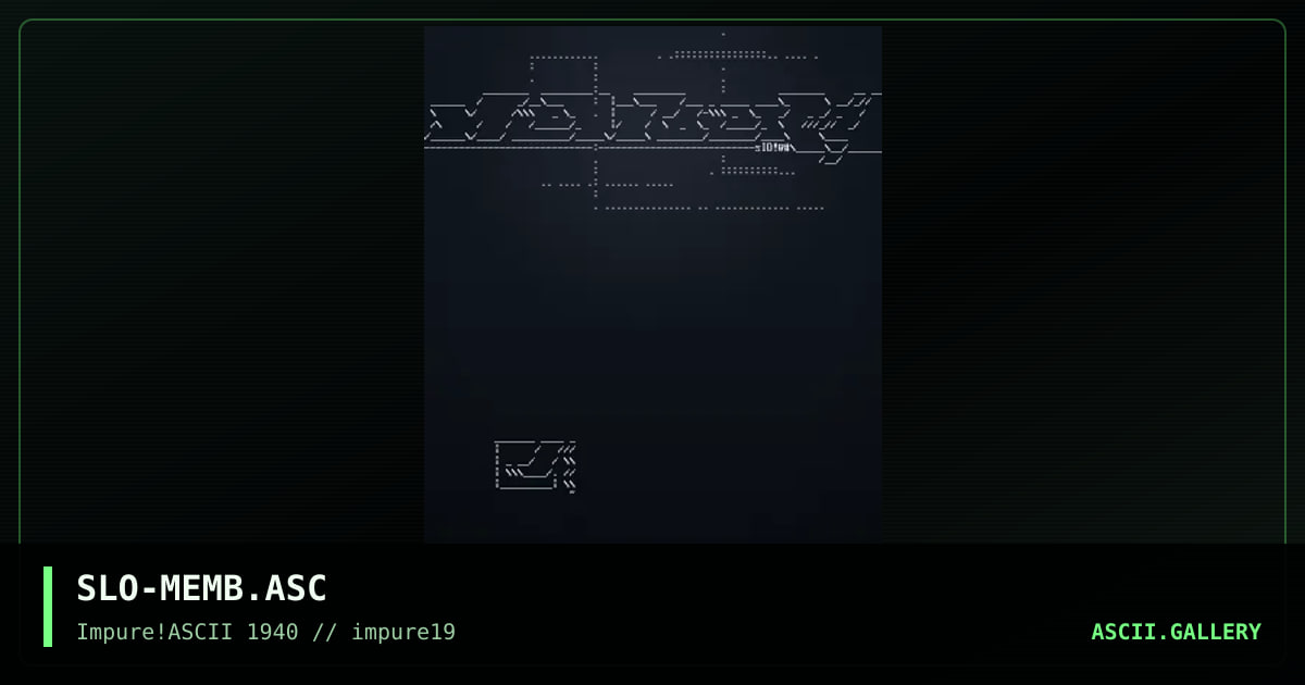 SLO-MEMB.ASC, by splonk, 2001