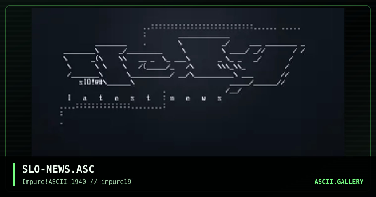 SLO-NEWS.ASC, by splonk, 2001