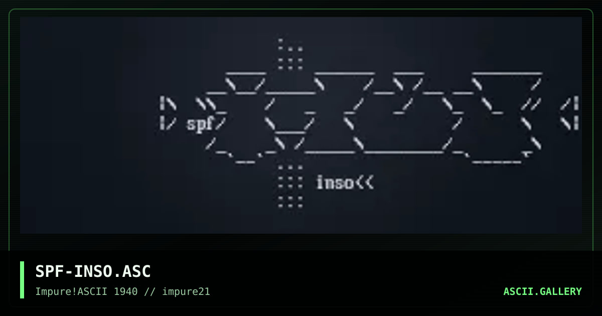 SPF-INSO.ASC, by spitfire, 2001