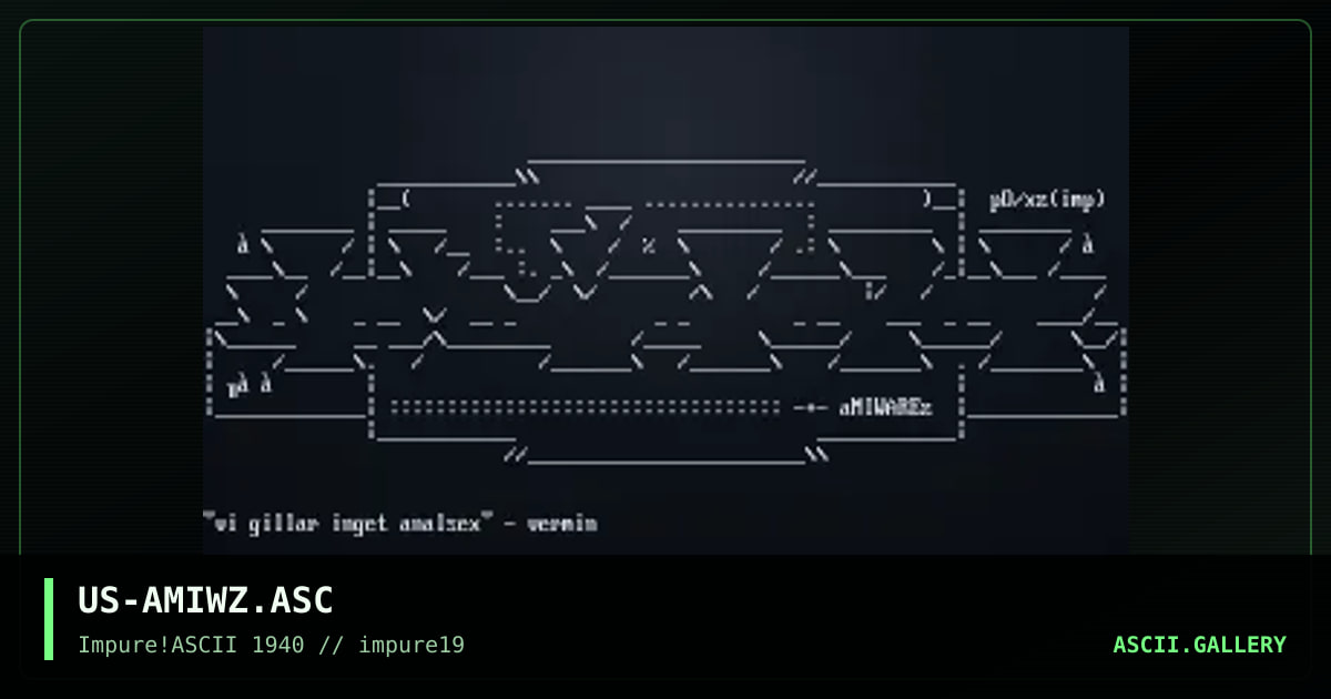 US-AMIWZ.ASC, by pogue, xzip, 2001