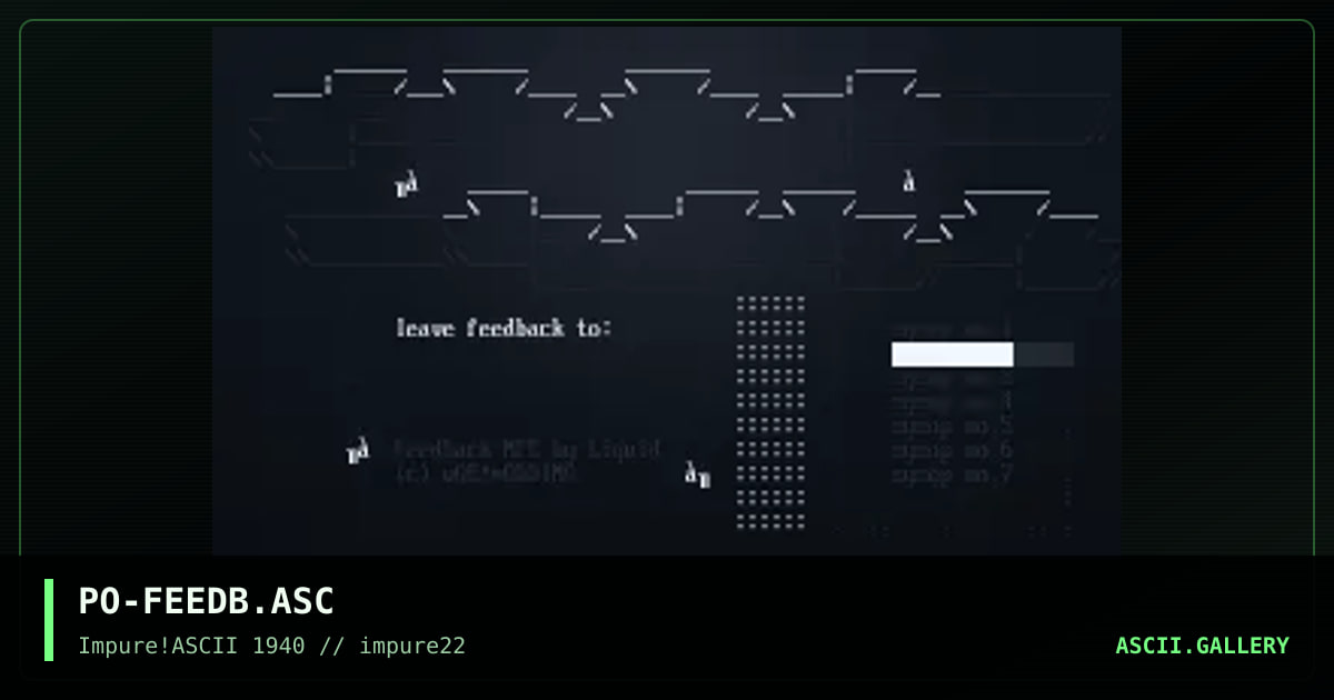 PO-FEEDB.ASC, by pogue, 2001