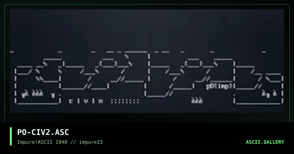 PO-CIV2.ASC, by pogue, 2001