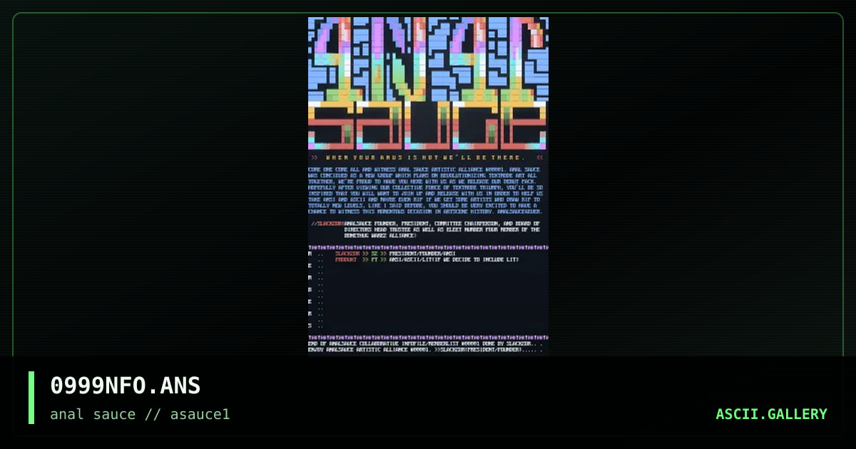 0999NFO.ANS, by slackzor, 1999