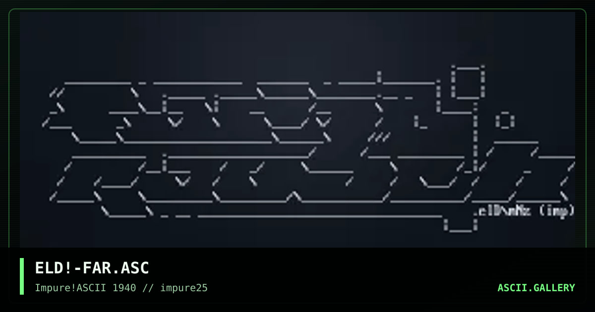 ELD!-FAR.ASC, by elend, 2001