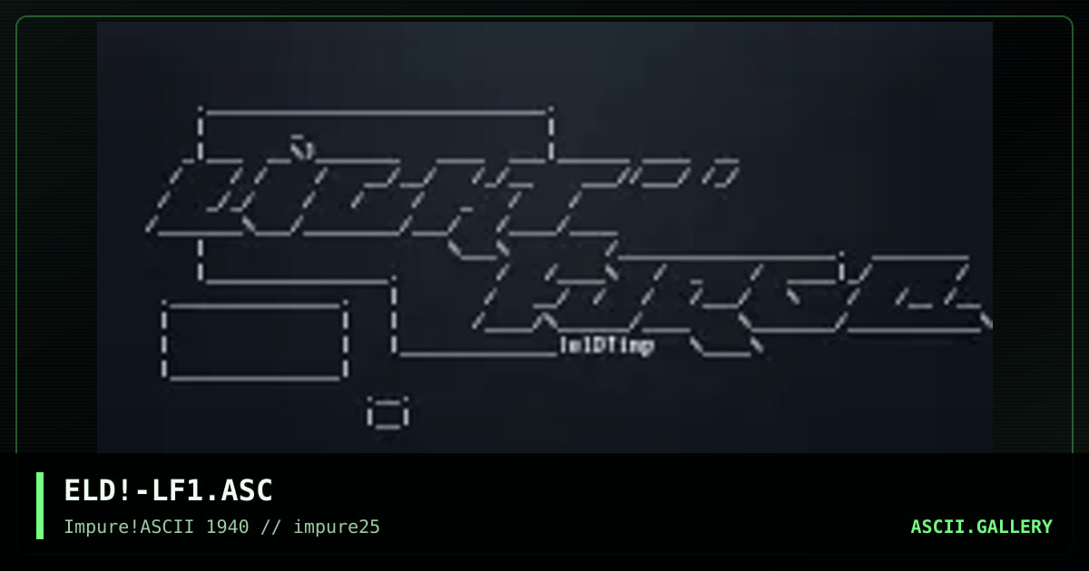 ELD!-LF1.ASC, by elend, 2001