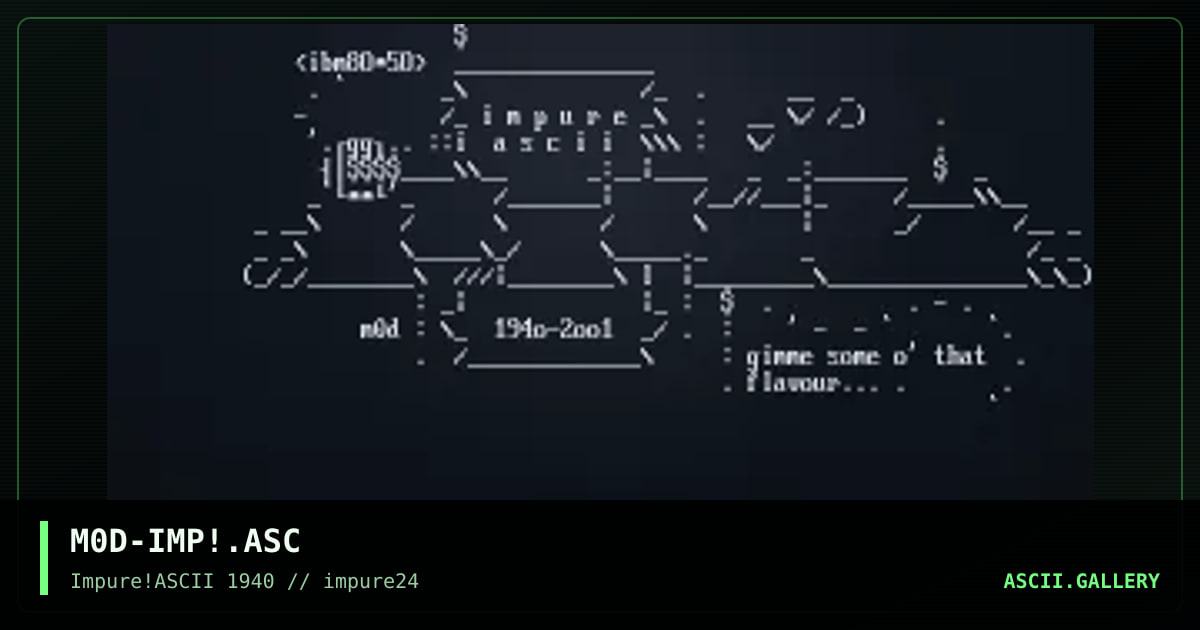 M0D-IMP!.ASC, by modium, 2001