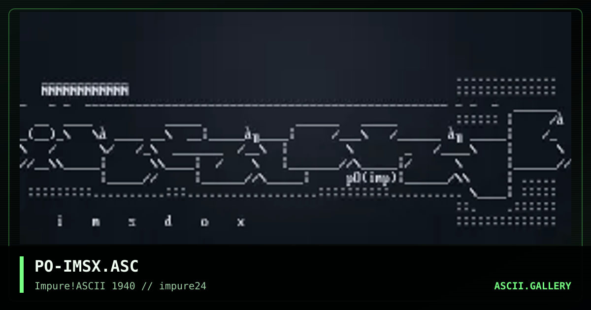 PO-IMSX.ASC, by pogue, 2001