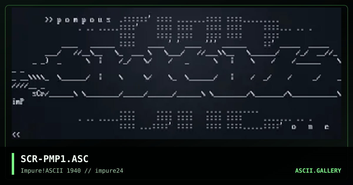 SCR-PMP1.ASC, by scour, 2001