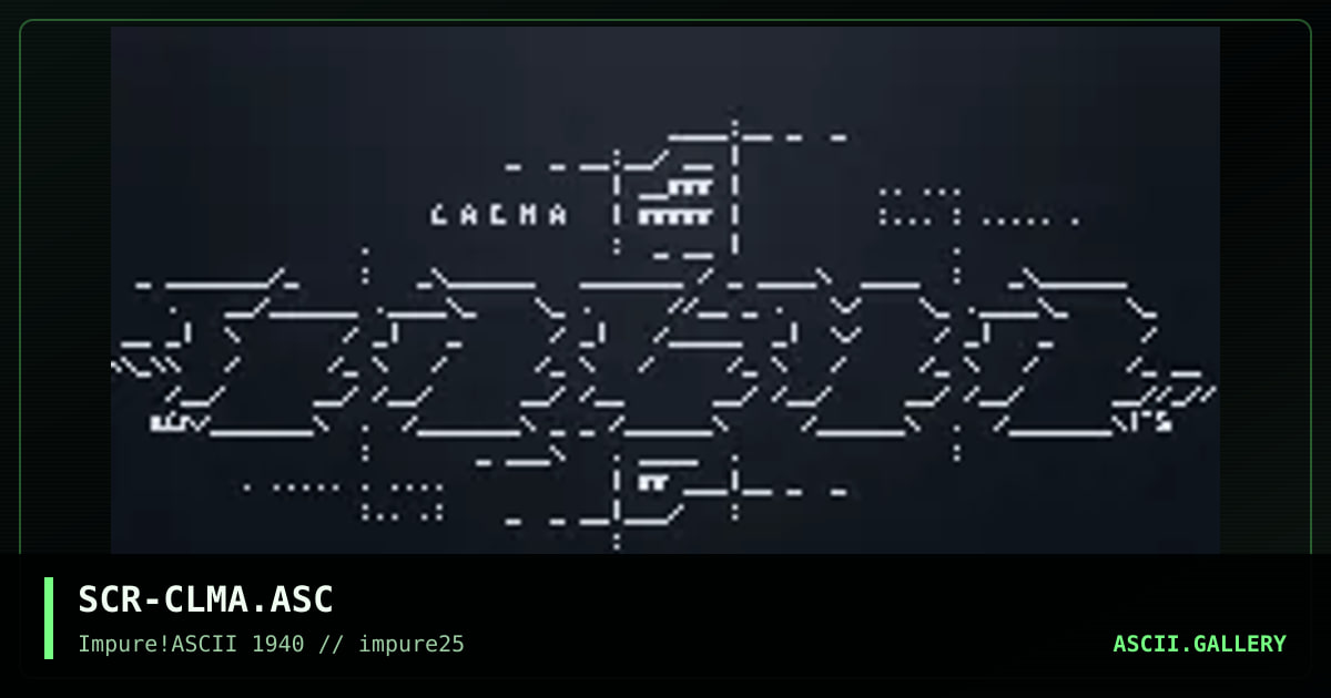 SCR-CLMA.ASC, by scour, 2001