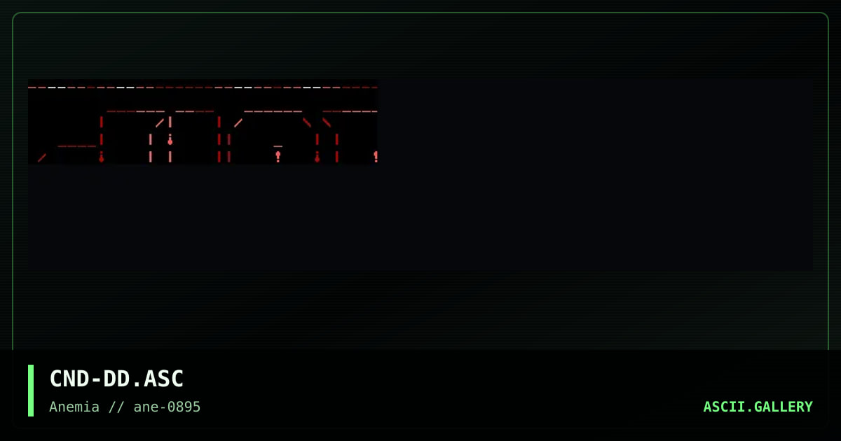 Diamond ASCII #1, by conde, 1995