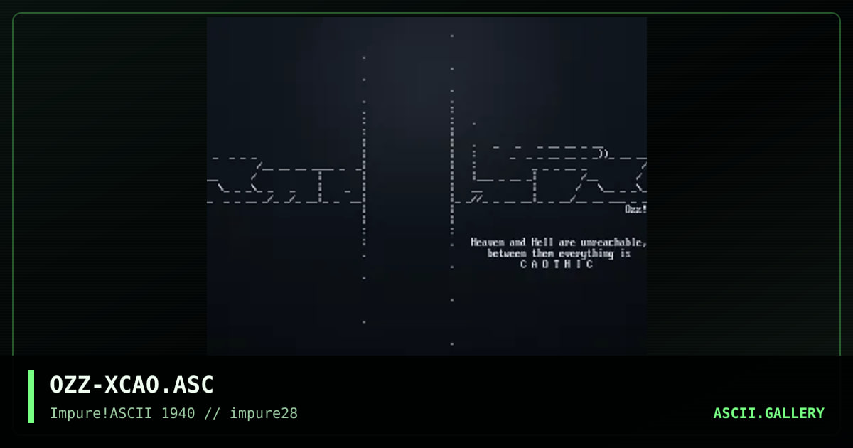 OZZ-XCAO.ASC, by ozzeth, 2002