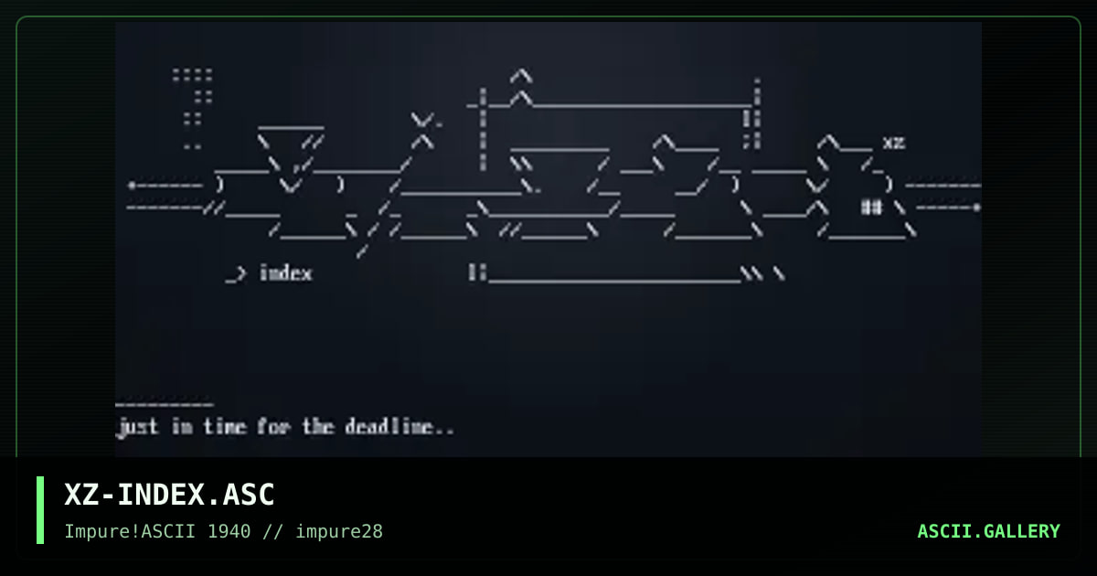 XZ-INDEX.ASC, by xzip, 2002