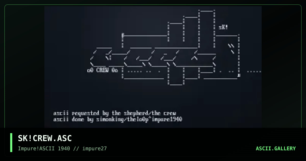 SK!CREW.ASC, by simonking, 2002
