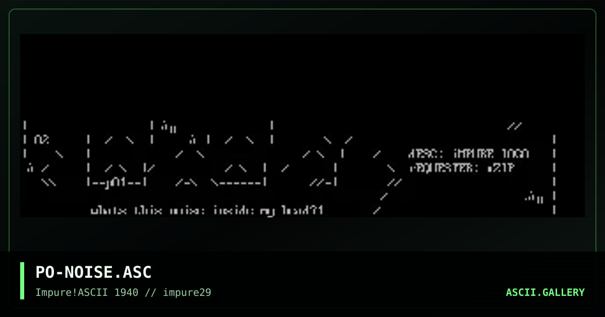 PO-NOISE.ASC, by pogue, 2002